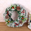 クリスマスリース クリスマス 飾り 玄関 ドア おしゃれ 安い オーナメント デコレーション お祝い プレゼント 置物 パーティーグッズ イベント おもちゃ ク...
