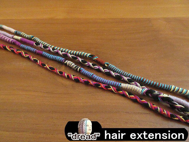 エクステ ドレッド ヘアー おしゃれ髪 おしゃれ ボブ・マーリー ファッション アジアンファッション ジャマイカン アクセサリー ドレッドロック ヘアーアクセサリー ＜メール便対応可＞ ドレッドヘアー エクステンション *l'-set