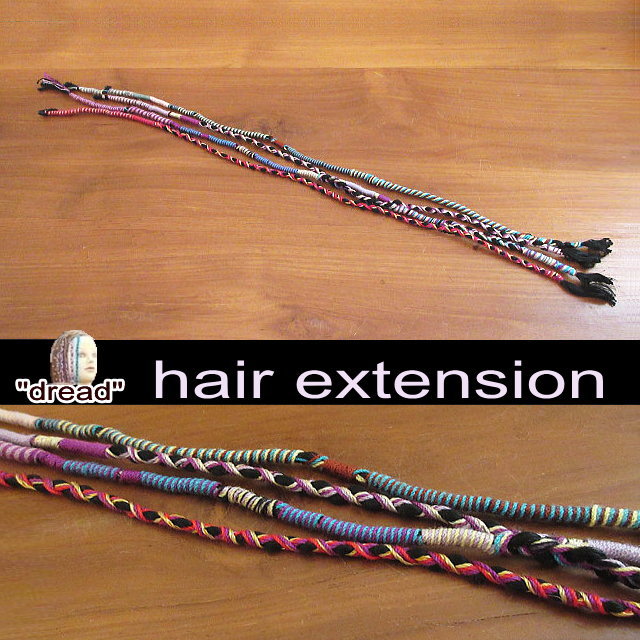 エクステ ドレッド ヘアー おしゃれ髪 おしゃれ ボブ・マーリー ファッション アジアンファッション ジャマイカン アクセサリー ドレッドロック ヘアーアクセサリー ＜メール便対応可＞ ドレッドヘアー エクステンション *l'-set