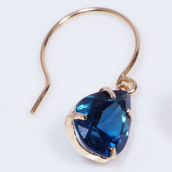 K18 2ct ����ɥ�֥롼�ȥѡ����ԥ��� �ڥ��������ץ��å� 11�������С����եȡ��뺧��