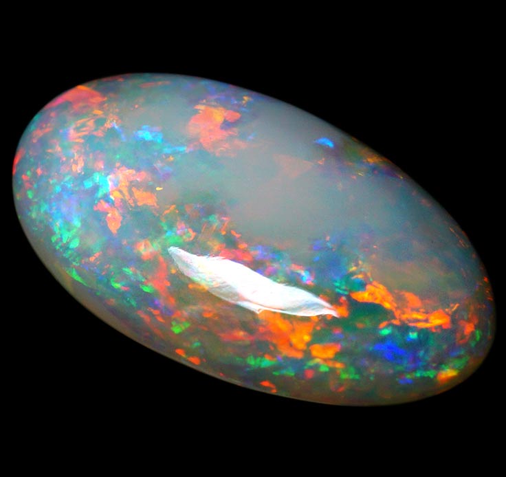 【鑑別付】天然 オパール 3.362ct オーストラリア産 宝石【加工承ります】