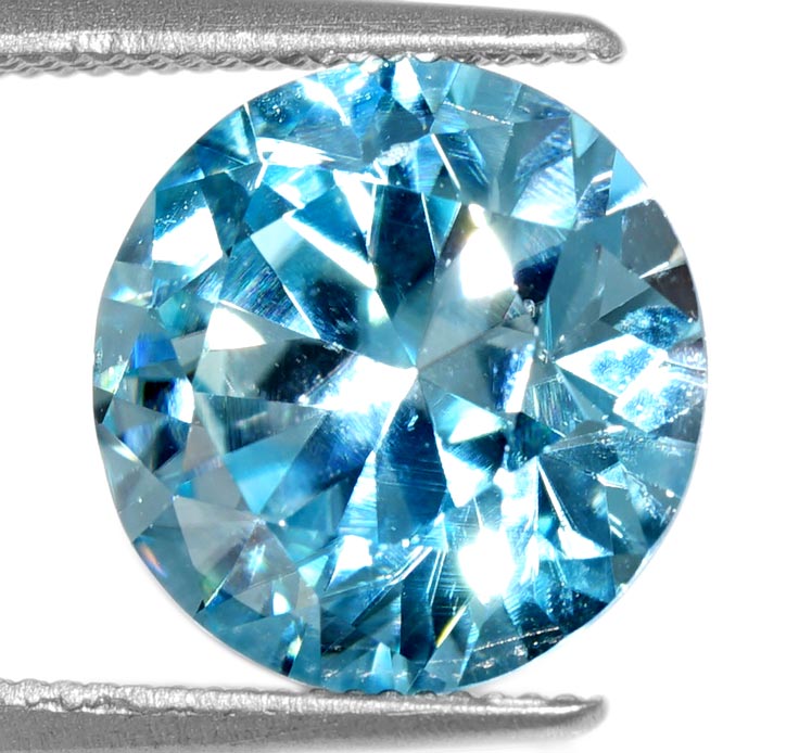 【鑑別付】天然ジルコン 3.66ct ルース 原石【加工承ります】