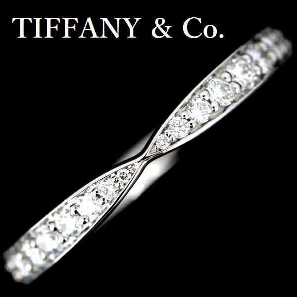 ティファニー ハーモニー ビーズ セット ダイヤモンド リング Pt950 13号【中古】
