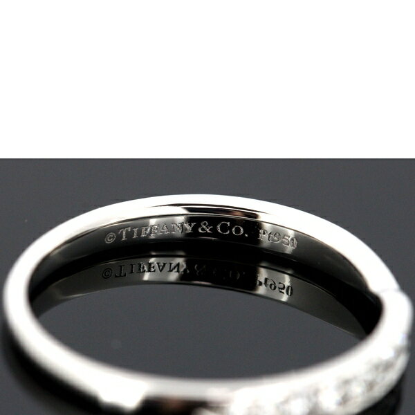 ティファニー ハーモニー ビーズ セット ダイヤモンド リング Pt950 13号【中古】