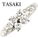 田崎真珠 TASAKI ダイヤモンド 0.68ct リング Pt900【中古】(4)