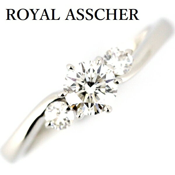 樂天商城 - ロイヤルアッシャー ダイヤモンド 0.31ct F-VS1 リング Pt950【中古】