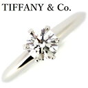 ティファニー ソリティア 0.63ct ダイヤモンド リング F-VS...(4)