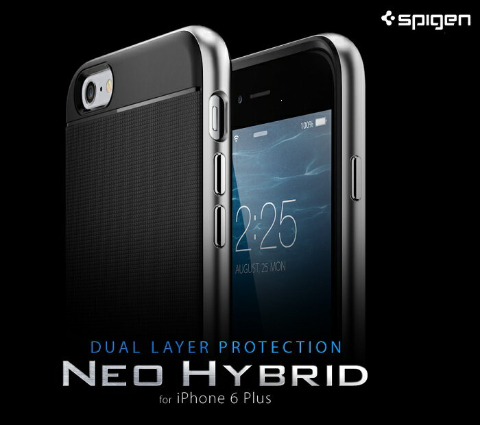 シュピゲン スマホケース メンズ iPhone6 Plus ケース 耐衝撃 シュピゲン SPIGEN NEO HYBRID iPhone6splus ケース iPhone 6プラス アイフォンx ケース アイフォン6 プラス カバー スマホケース スマホ カバー スマホカバー スマートフォン シリコン ブランド docomo au sim 頑丈