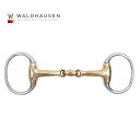 【送料無料】Waldhausen シプリウム Wジョイント エッグ銜 WBC2 125mm/135mm/145mm | エッグ ハミ 銅 ダブル ジョイント エッグバミ エッグハミ エッグばみ エッグビット ソリッド エッグバット ビット 銜 はみ 太さ18mm リング 馬 乗馬 乗馬用 乗馬用品 馬具