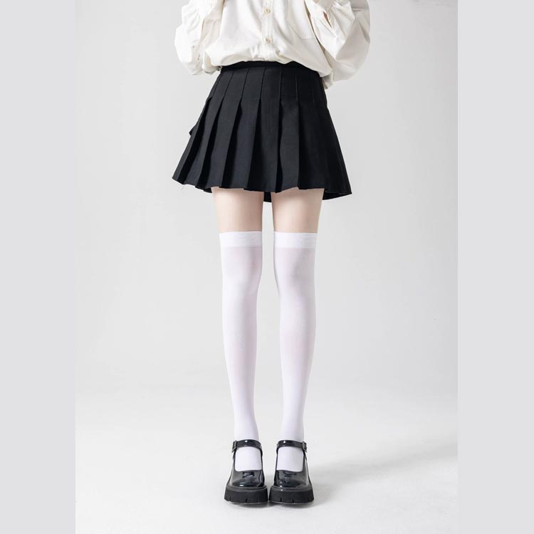 ハイソックス ハイソックス 2足セット 薄手 靴下 レディース ジュニア 着圧ソックス 無地 春夏用 JKコーデ くつした ゴルフ 美脚 紫外線 uvカット 女性用 むくみ対策 冷え防止