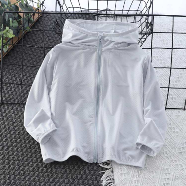 キッズ UVカットパーカー 子供服 羽織り 赤ちゃん UVパーカー メッシュ パーカー 夏 女の子 ラッシュ 無地 長袖 帽子付き 紫外線 日焼け 防止 パーカー ラッシュガード 薄手 男の子 虫よけ 送料無料 UV 紫外線