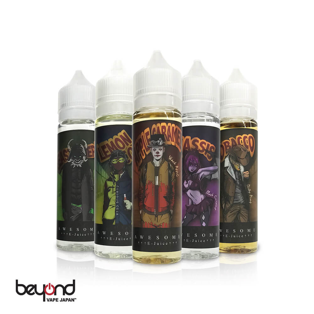 2,000円ポッキリ！全5種  オーサム イージュース Beyond Vape Japanオリジナルリキッド 電子タバコ VAPE リキッド E-Liquid 送料無料