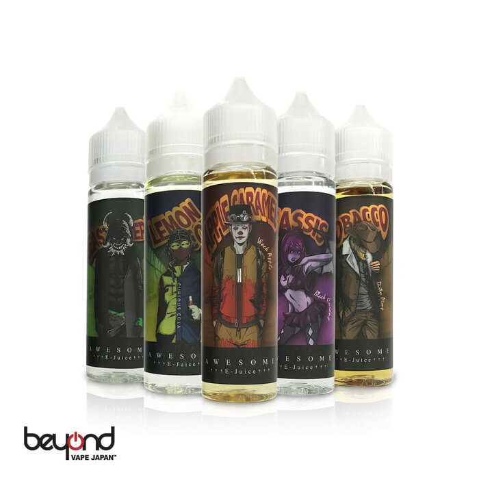 【AWESOME E-Juice】 [60ml] 最新 電子タバコ VAPE リキッド【レビューで300円クーポン】