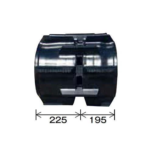 東日興産 コンバインゴムクローラー 420x90x47 RS429047 2本セット クボタ SR315 2