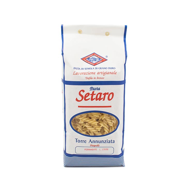 Julietta Paris ANNEXのパスタ フジッリ 1kg セタロ Setaro Permanenti Fusilli イタリア産 デュラムセモリナ粉 クルクルパスタ ショートパスタ｜アングル2