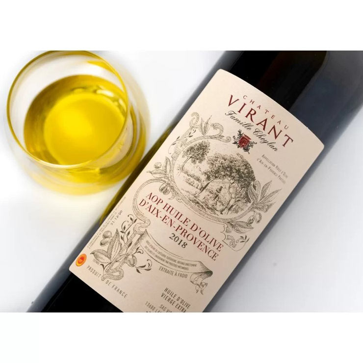 オリーブオイル プロバンス産 シャトーヴィラン Chateau Virant AOP 金賞受賞 エクストラバージンオリーブオイル 500ml コールドプレス 手作り 初摘み 出荷 フランス産 ヴィンテージ