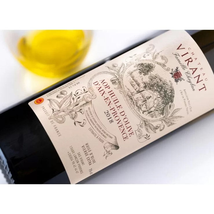 オリーブオイル プロバンス産 シャトーヴィラン Chateau Virant AOP 金賞受賞 エクストラバージンオリーブオイル 500ml コールドプレス 手作り 初摘み 出荷 フランス産 ヴィンテージ