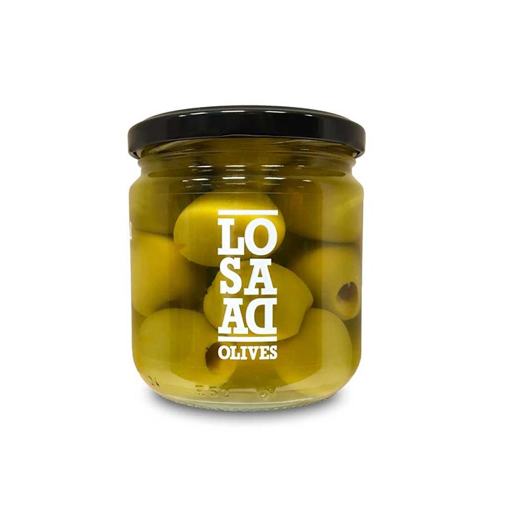 オリーブ 種抜き グリーン Losada Pitted Gordal Olives 345g FOOD Y VINO