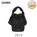 ガニー GANNI ノット オケージョン トップ ハンドル バッグ ブラック ショルダーストラップ付き 新品 SAC A POIGNEE SUPERIEURE KNOT OCCASION BLACK