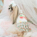 犬服 夏 SALE セール 犬の服 【きゃんナナ】いちごモチーフ&フリルワンピース SS-Lサイズ ペットウェア プードル チワワ CANNANA キャンナナ ...