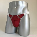 スキャンティー【レッド】Tバック メンズショーツ 日本製 【M L XLサイズ】かわいい 赤 セクシー メンズショーツ【ご注文後に自社工場で丁寧に縫製】【別売ブ...