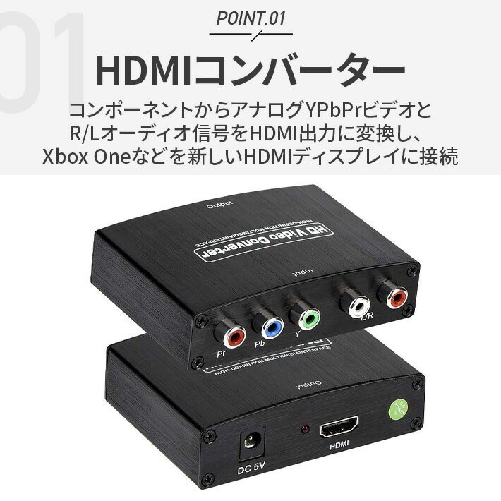 進化版 HDMIコンバーター コンポーネント ...の紹介画像3