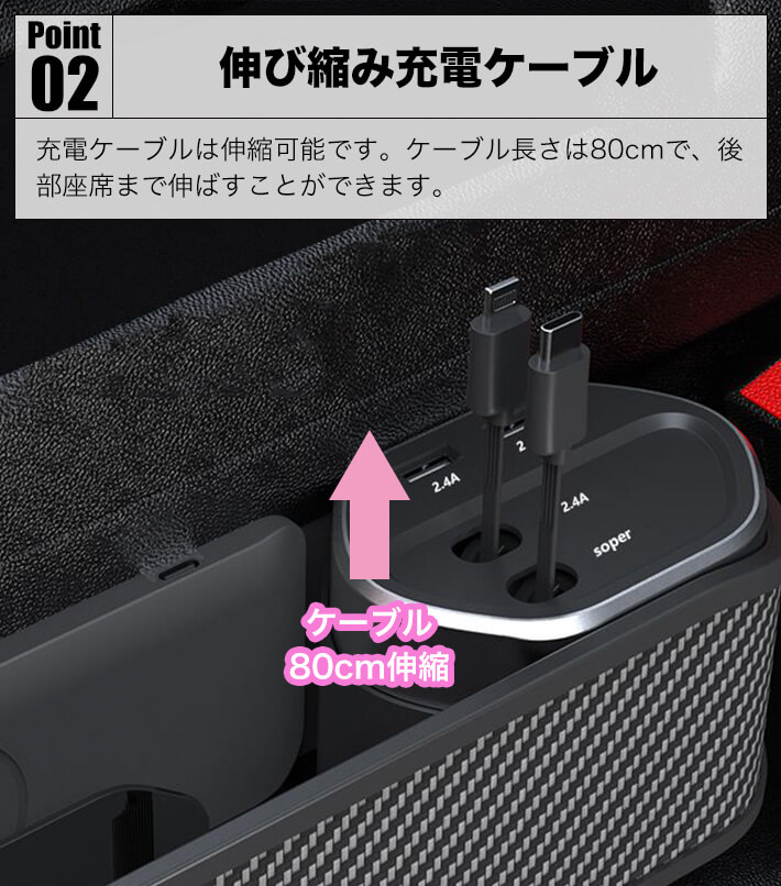 �ݥ����3�ܡ������ܥ�Ĵ �֥����ȥ����ɥݥ��å� ���ѥ����ɼ�Ǽ�ܥå��� ¿��ǽ��Ǽ�ݥ��å� ��֥ݥ��å� ���ޥ۽��� 2USB�ݡ��� Type-C iPhone�ץ饰�դ� ���Ѿ�ʪ���� ��ɻ� �������� ��ž�ʤȽ����ʷ��� 12/24V���б� ��������