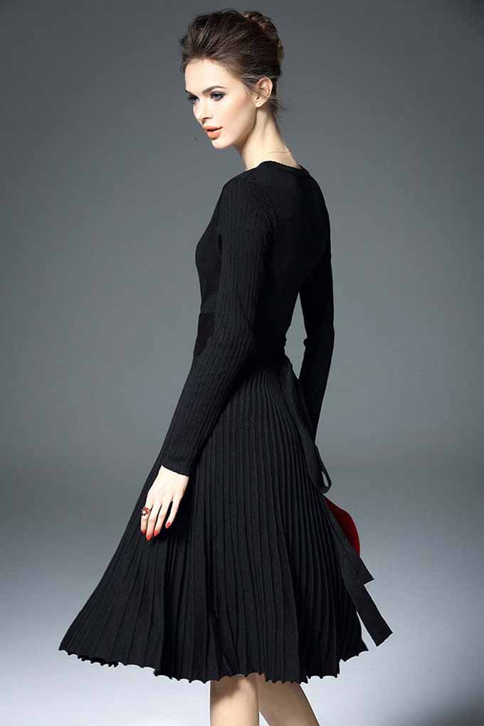 パーティードレス ワンピース ニットワンピース【全品12％OFFクーポン2点以上で】ニットワンピース カシュクールワンピース フォーマル 結婚式 ドレス結婚式 パーティー パーティ ドレス 結婚式 二次会 お呼ばれ ワンピース ミモレ丈 大きいサイズ 体型カバー 送料無料 ご挨