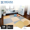 【正規品】【メーカー直送】積水成型 置き畳 フロア畳 美草 MIGUSA 目積 MESEKI 抗菌タイプ イエロー 3枚セット FLR-MS-CLYL-3
