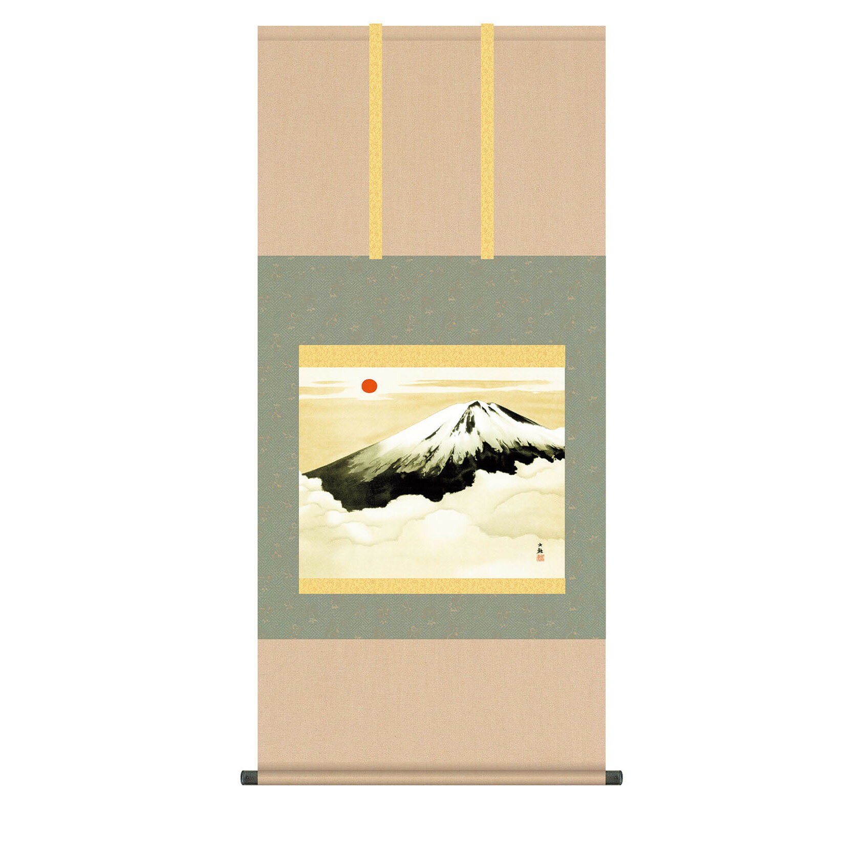 樂天商城 - 横山大観 作品 「霊峰不二」 高級掛軸 インテリア