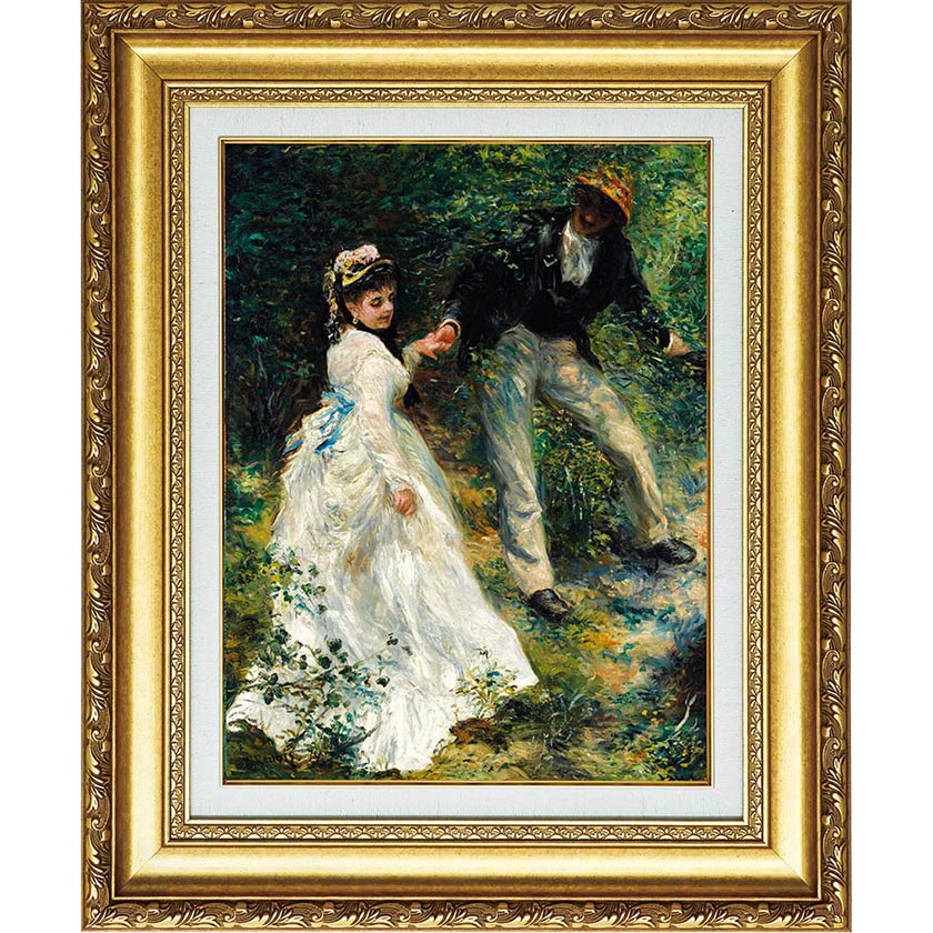 樂天商城 - ルノワール 複製名画 「散歩道」 美術品 絵画