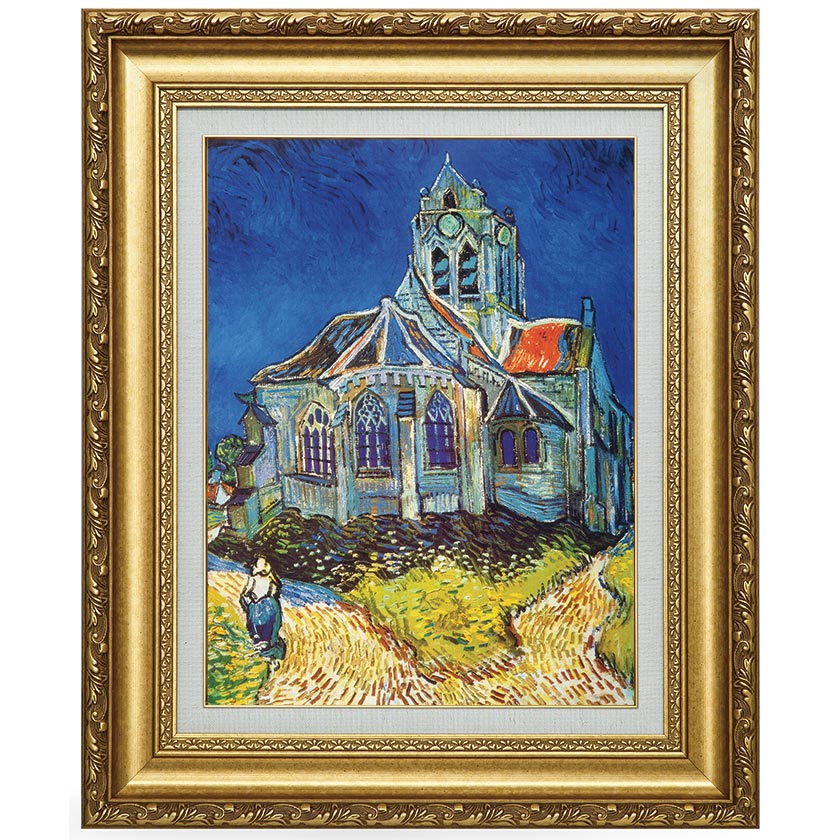 樂天商城 - ゴッホ オーヴェルの教会 立体複製名画