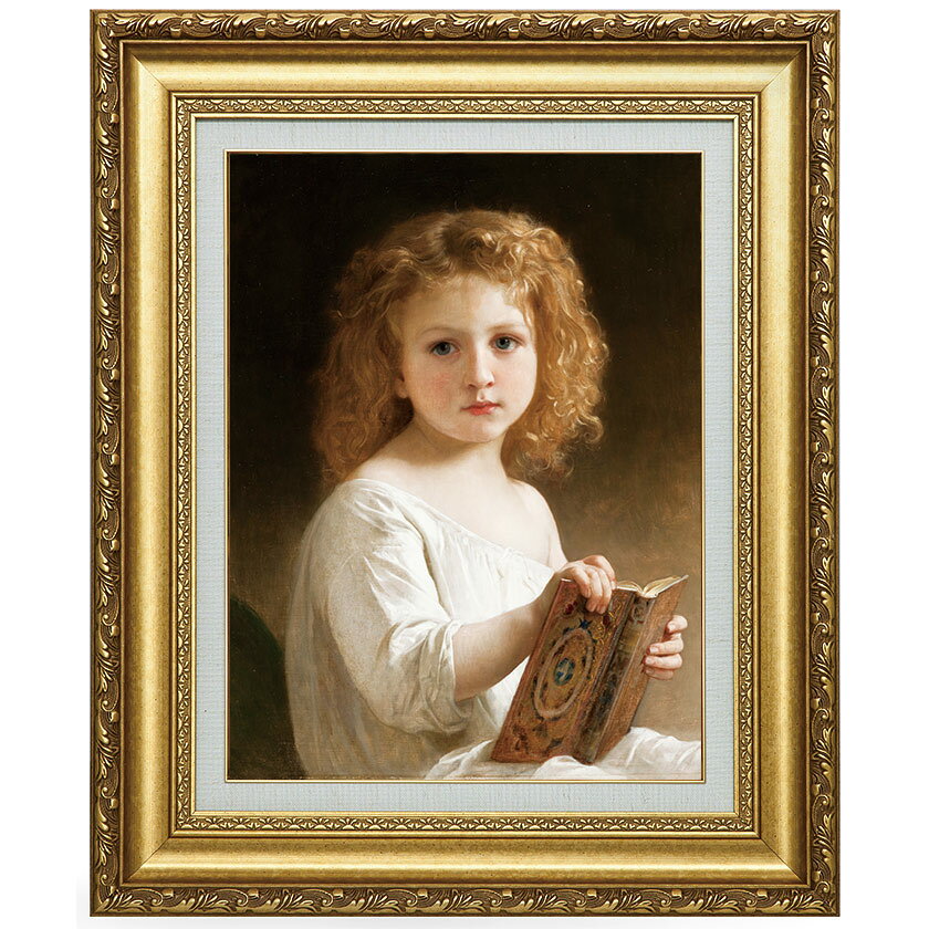 樂天商城 - ブグロー （1825年〜1905年） 物語の本 立体複製名画