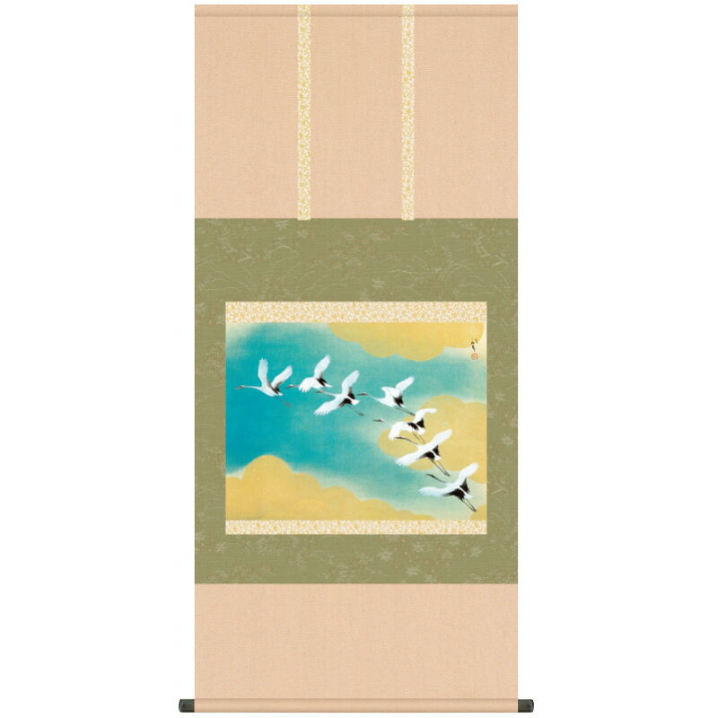 樂天商城 - 川端龍子 虹の如く 高級掛軸 掛け軸 複製絵画