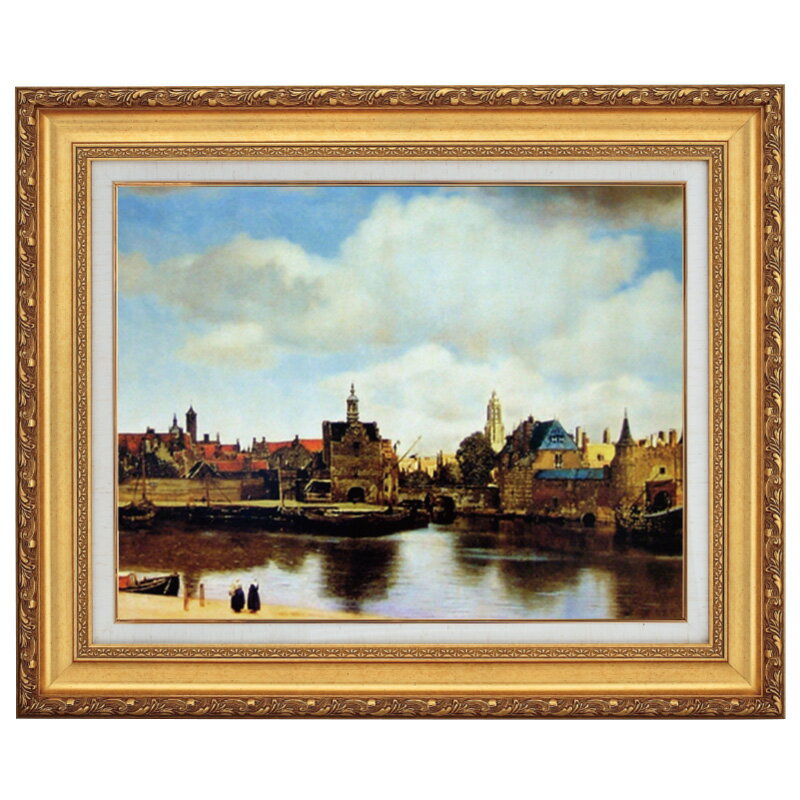 樂天商城 - フェルメール デルフトの眺望 10号 立体複製名画 美術品 レプリカ