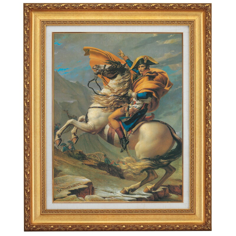 ルイ・ダヴィッド ナポレオン 10号 立体複製名画 美術品 レプリカ