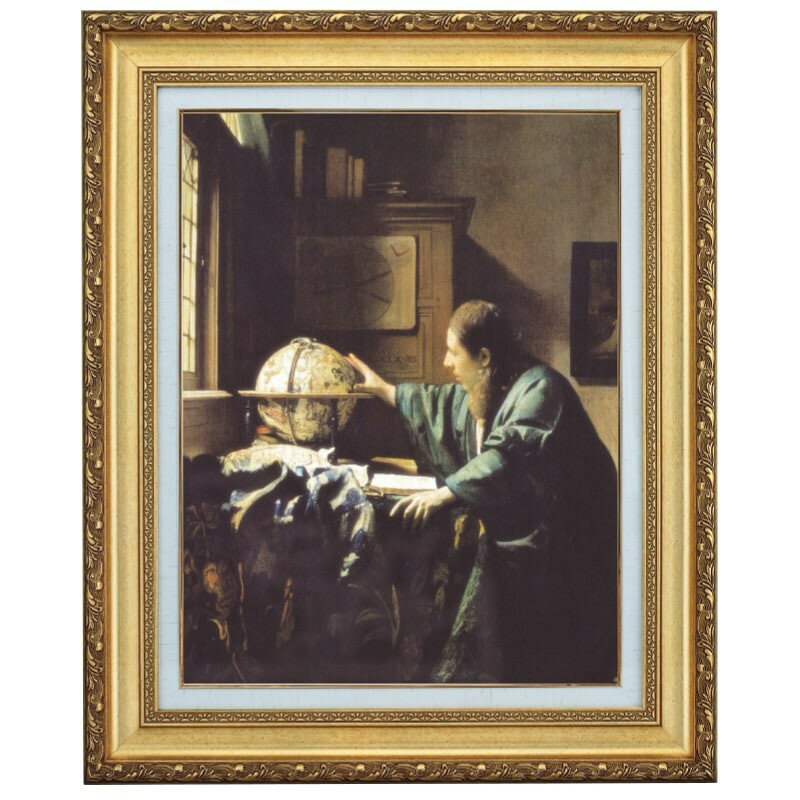 樂天商城 - フェルメール 天文学者 10号 立体複製名画 美術品 インテリア