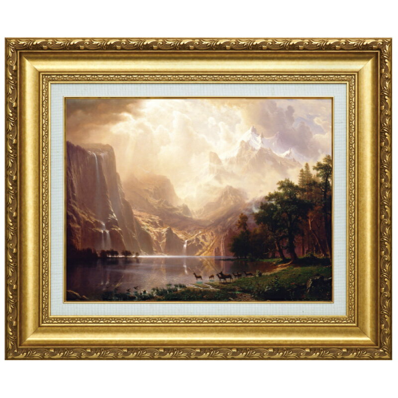 樂天商城 - ビアスタット「シエラ・ネバダ山脈」10号 立体複製名画 美術品 インテリア