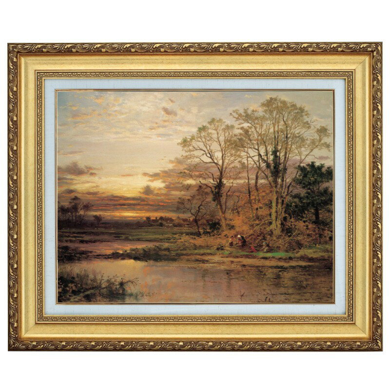 樂天商城 - ウィリアムズ・リーダー 夕暮れ 10号 立体複製名画 美術品 インテリア