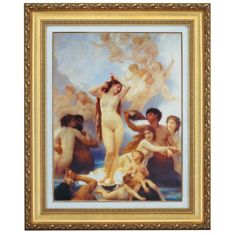 樂天商城 - ブグロー「ヴィーナスの誕生」4号 立体複製名画 美術品 インテリア