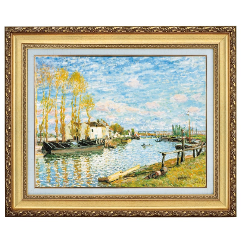 樂天商城 - 立体複製名画 シスレー 「サン＝マメスのロワン川」 6号