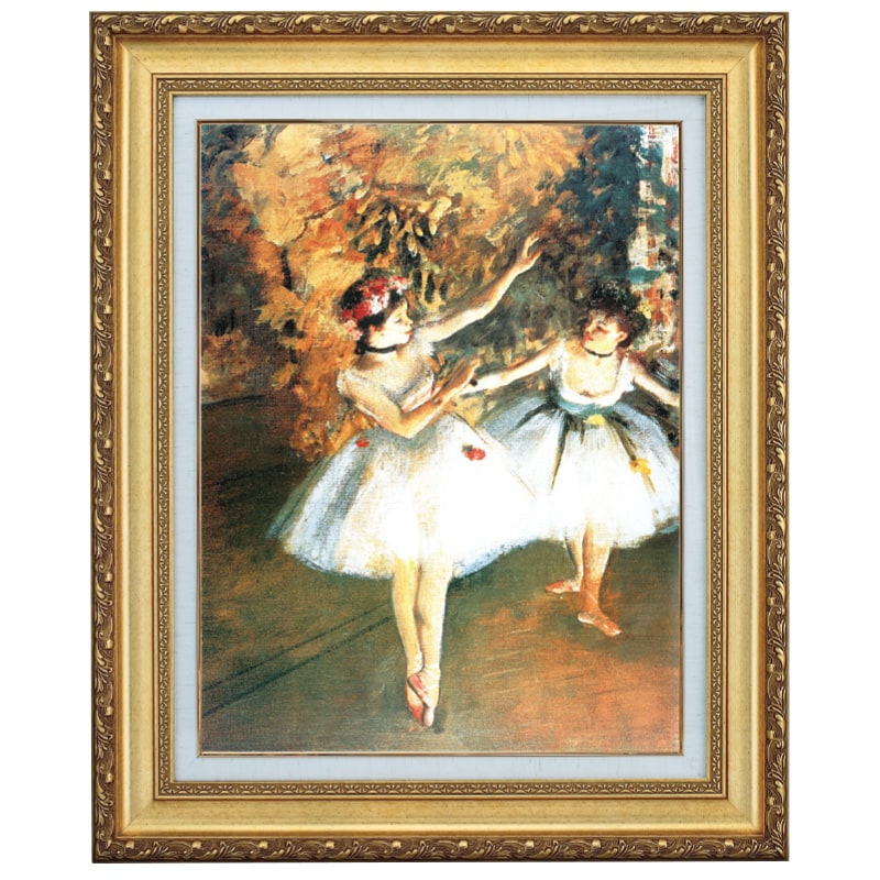 立体複製名画 ドガ 「二人のバレリーナ」 10号