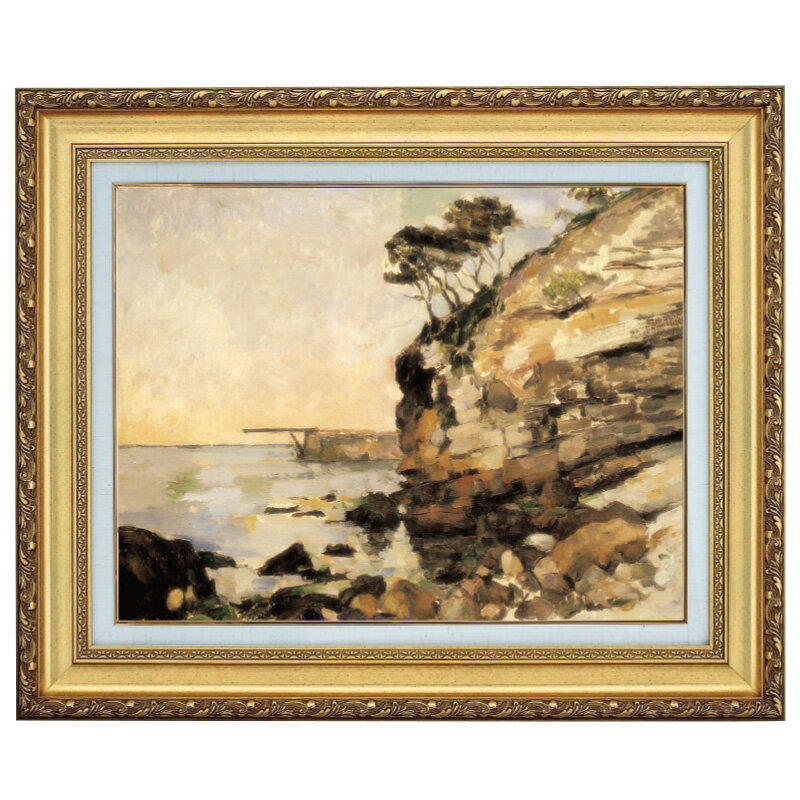 樂天商城 - 立体複製名画 セザンヌ 「レスタックの夕暮れ」 10号