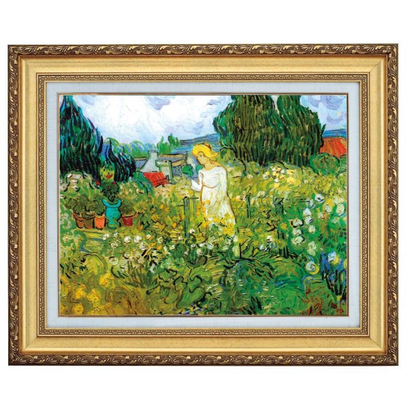 Rakuten - 立体複製名画 ゴッホ「庭のマルグリット」4号