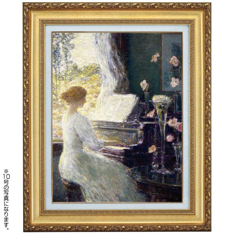 樂天商城 - チャイルド・ハッサム 作品 ソナタ 4号 立体複製名画 絵画 額付き インテリア