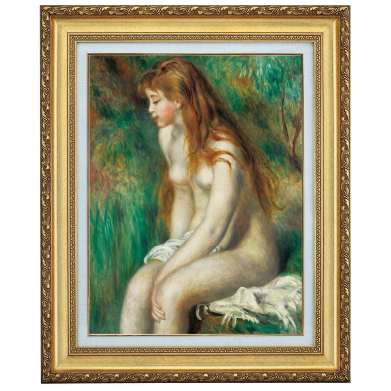 Rakuten - 立体複製名画 ルノワール「入浴する少女」10号