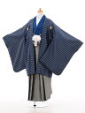 〔卒業式 袴 レンタル 男〕小学生 卒業式 袴 レンタル 男の子〔卒業式袴セット 小学生〕D006黒ブルーダイヤ柄×シルバー袴(☆新品足袋プレゼント☆)小学生 卒業式 袴 レンタル 男の子|小学校 卒業式 着物〔往復送料無料〕fy16REN07(10P03Dec16)
