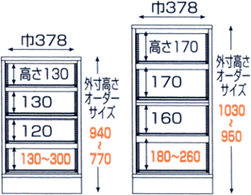 【期間限定★通常ポイント10倍】 カウンター下収納 薄型 全段引出し タイプS 幅450 奥行250 mm: 完成品 日本製 収納 カウンター下 窓下収納 送料無料 K-Style