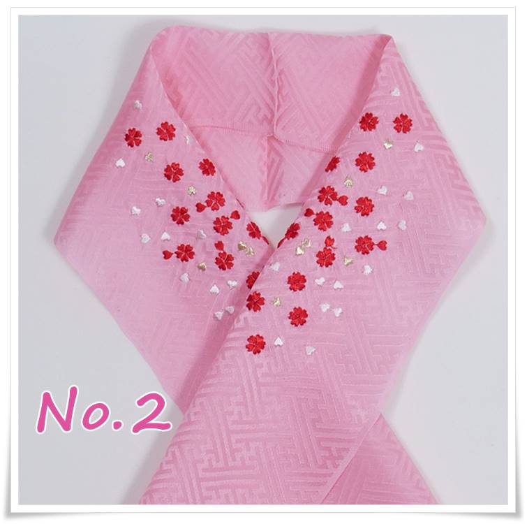 半衿刺繍お子様お宮参り祝着女子三歳七歳半衿/祝着3歳半衿7歳半衿正絹半衿金箔a4a5m5/アウトレット送料無料在庫処分訳あり