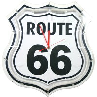 ルート66ROUTE66ネオンクロック時計インテリアBARCafeネオン管ネオン看板